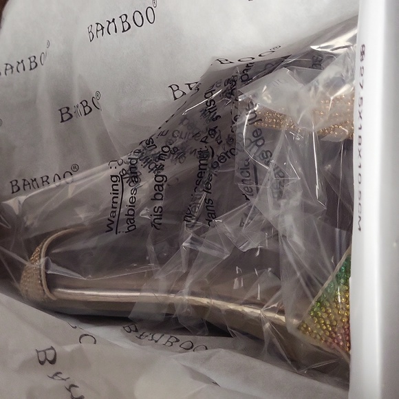 Colorful Rhinestone Sandals - Picture 6 of 6